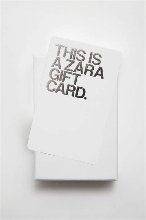 Zara Printable Gift Card